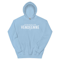 Thumbnail for Sweatshirt Vendée bleu marine dos - Je ne suis pas têtue, je suis fière