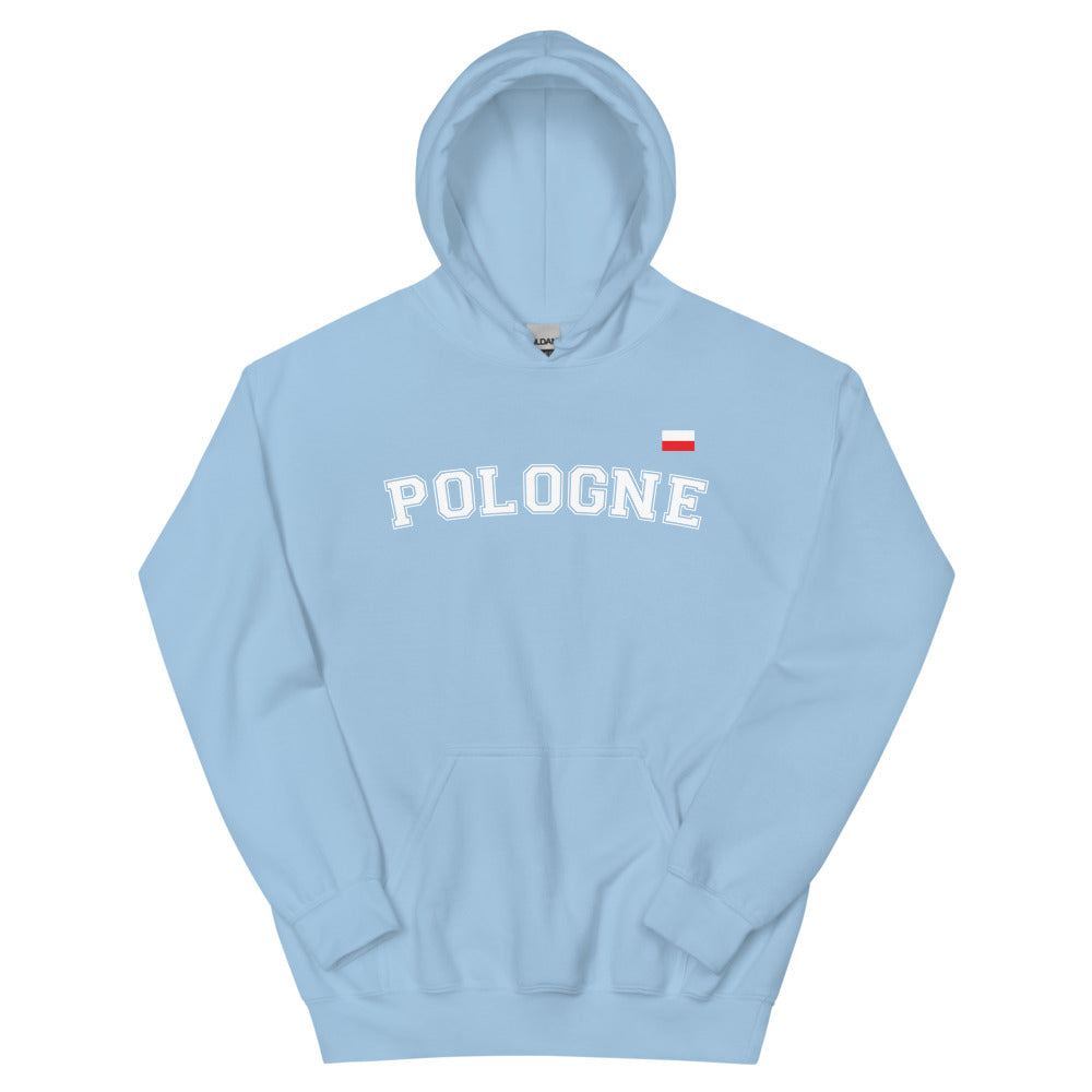 Sweatshirt Pologne :style université américaine