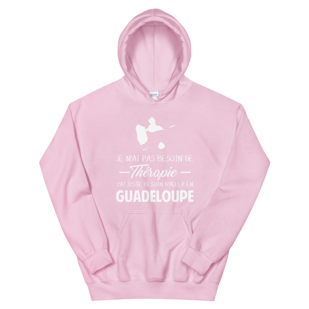 Pas besoin de Thérapie Guadeloupe - Sweatshirt à capuche - Ici & Là - T-shirts & Souvenirs de chez toi