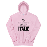 Thumbnail for Pas besoin de thérapie Italie - Sweatshirt à capuche couleurs claires