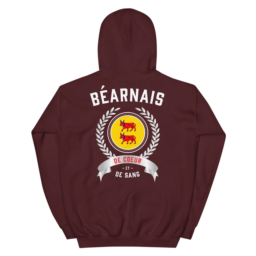 Béarnais de coeur et de sang - Sweatshirt à capuche Béarn