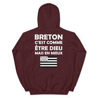 Thumbnail for Breton. c'est comme être Dieu mais en Mieux - Sweat à capuche