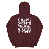 Thumbnail for Sweatshirt Auvergne noir dos - Je n'ai pas choisi