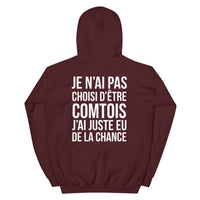 Thumbnail for Sweatshirt Franche-Comté noir dos - Je n'ai pas choisi