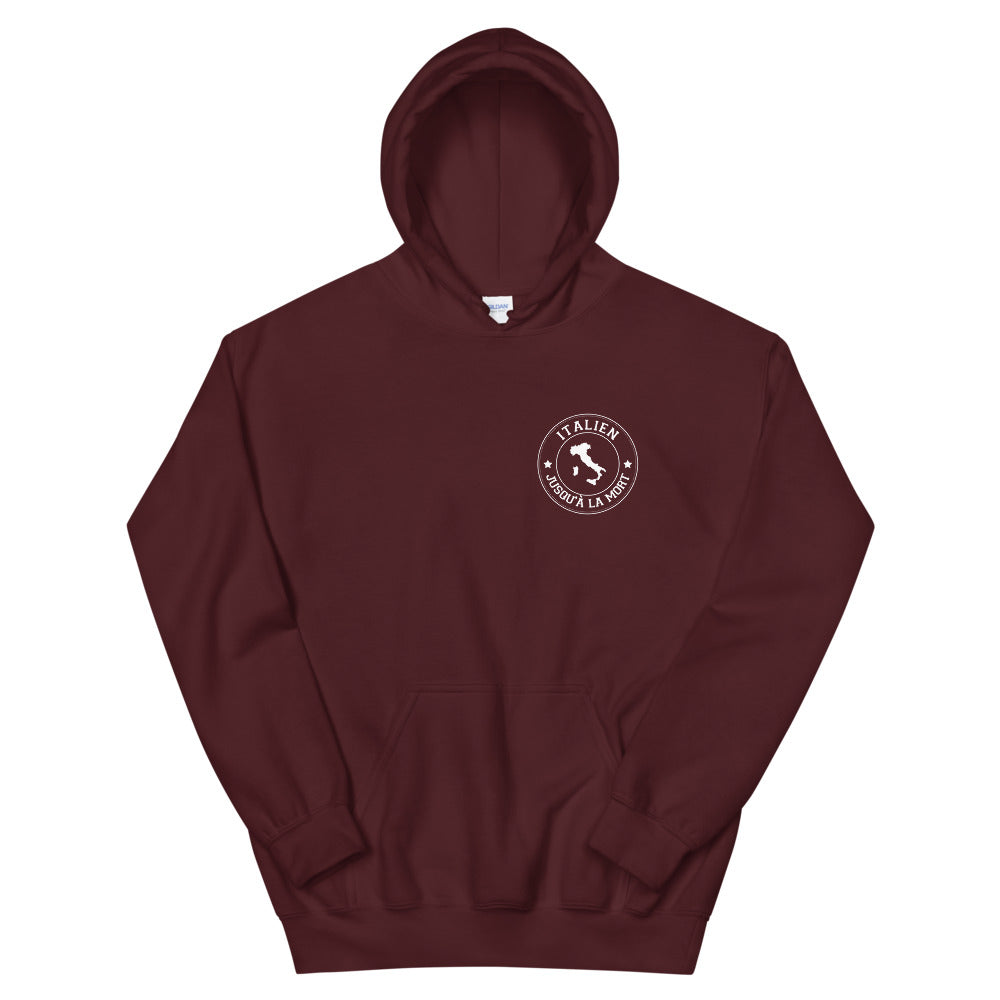 Sweatshirt Italie rouge - Italienne jusqu'à la mort