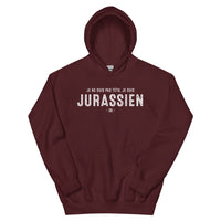 Thumbnail for Sweatshirt Jurassien bleu indigo - Je ne suis pas têtu