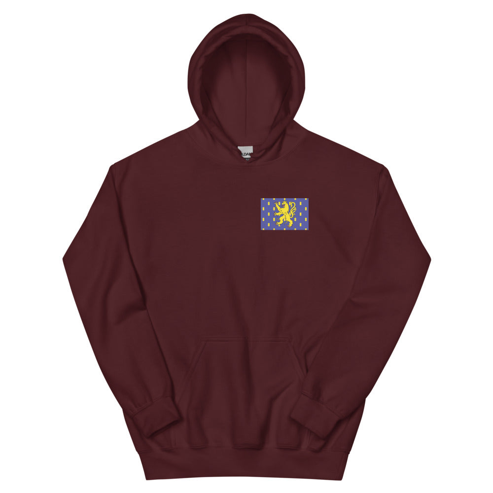 Sweatshirt Franche-Comté bordeaux - Les Comtois et leurs rêves