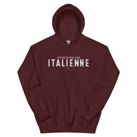 Thumbnail for Sweatshirt Italie gris foncé chiné - Je suis Italienne, fière et drôle