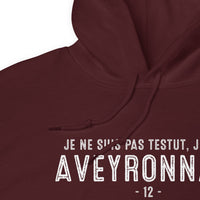Thumbnail for Je ne suis pas Testut je suis Aveyronnais - Sweatshirt à capuche standard