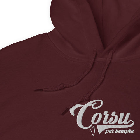 Sweat à Capuche 'Le Sang Corse Coule Dans Mes Veines' - Blason Corse, Fierté Régionale, Coupe Classique