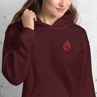 Thumbnail for Sweat à capuche brodé Coeur vendéen
