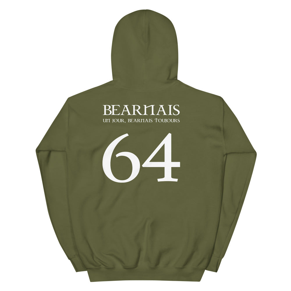 Béarnais un jour, Béarnais toujours - Sweat à Capuche standard 64