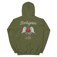 Thumbnail for Sweatshirt Portugal bleu marine dos - Mi Ange Mi Démon humoristique