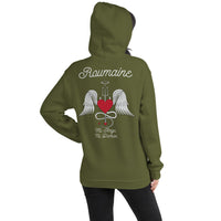 Thumbnail for Sweatshirt Roumain noir dos - Mi ange, mi démon