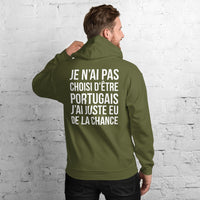 Thumbnail for Sweatshirt Portugal humour - Je n'ai pas choisi - capuche