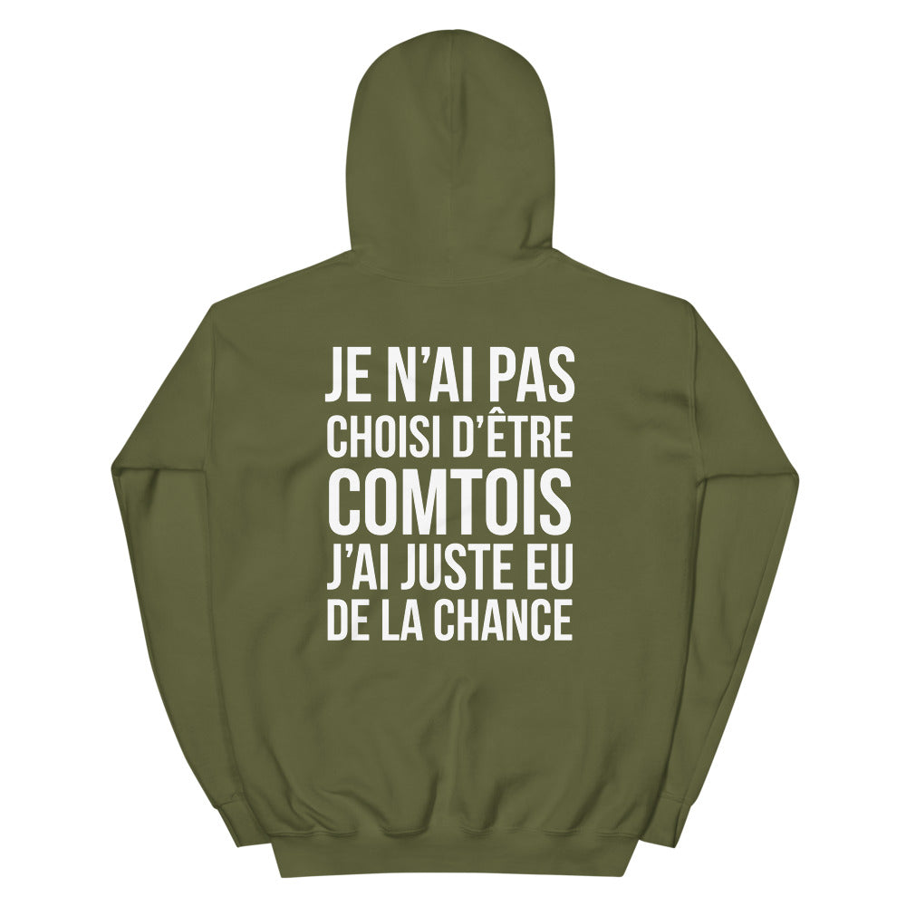 Sweatshirt Comtois : Je n'ai pas choisi - Humour Franche-Comté