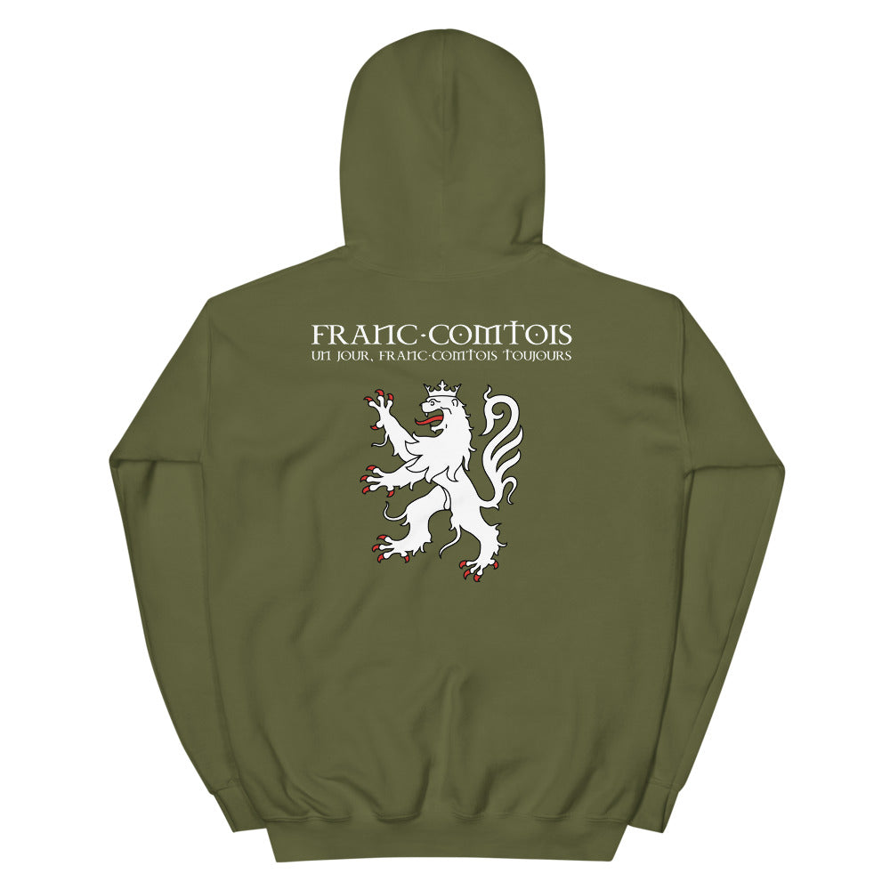 Sweatshirt Franche-Comté bleu marine dos - Franc-comtois un jour, toujours