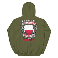 Thumbnail for Sweatshirt Pologne bleu marine dos - Français de naissance, Polonais par grâce