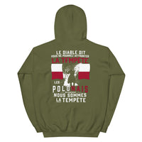 Thumbnail for Sweatshirt Pologne bordeaux - Les Polonais répondirent : tempête
