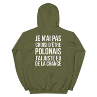 Thumbnail for Sweatshirt Pologne humour : Je n'ai pas choisi d'être Polonais