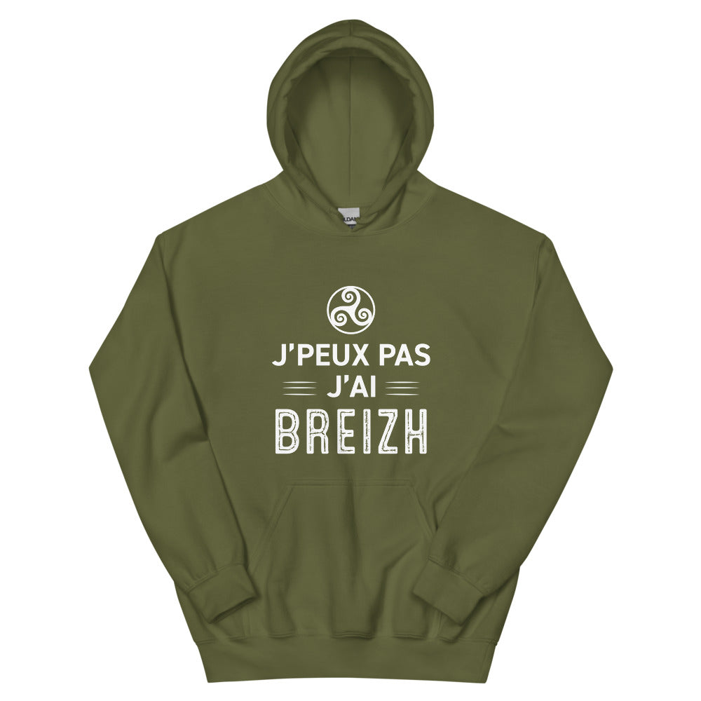 Non posso, ho Breizh - Felpa con cappuccio standard
