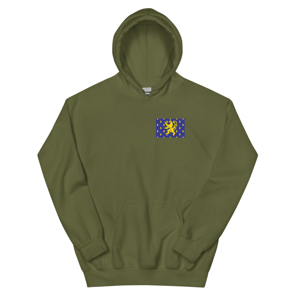Il y a deux types de personnes, les Comtois - Sweatshirt à capuche standard