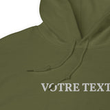 Sweat à capuche brodé personnalisable