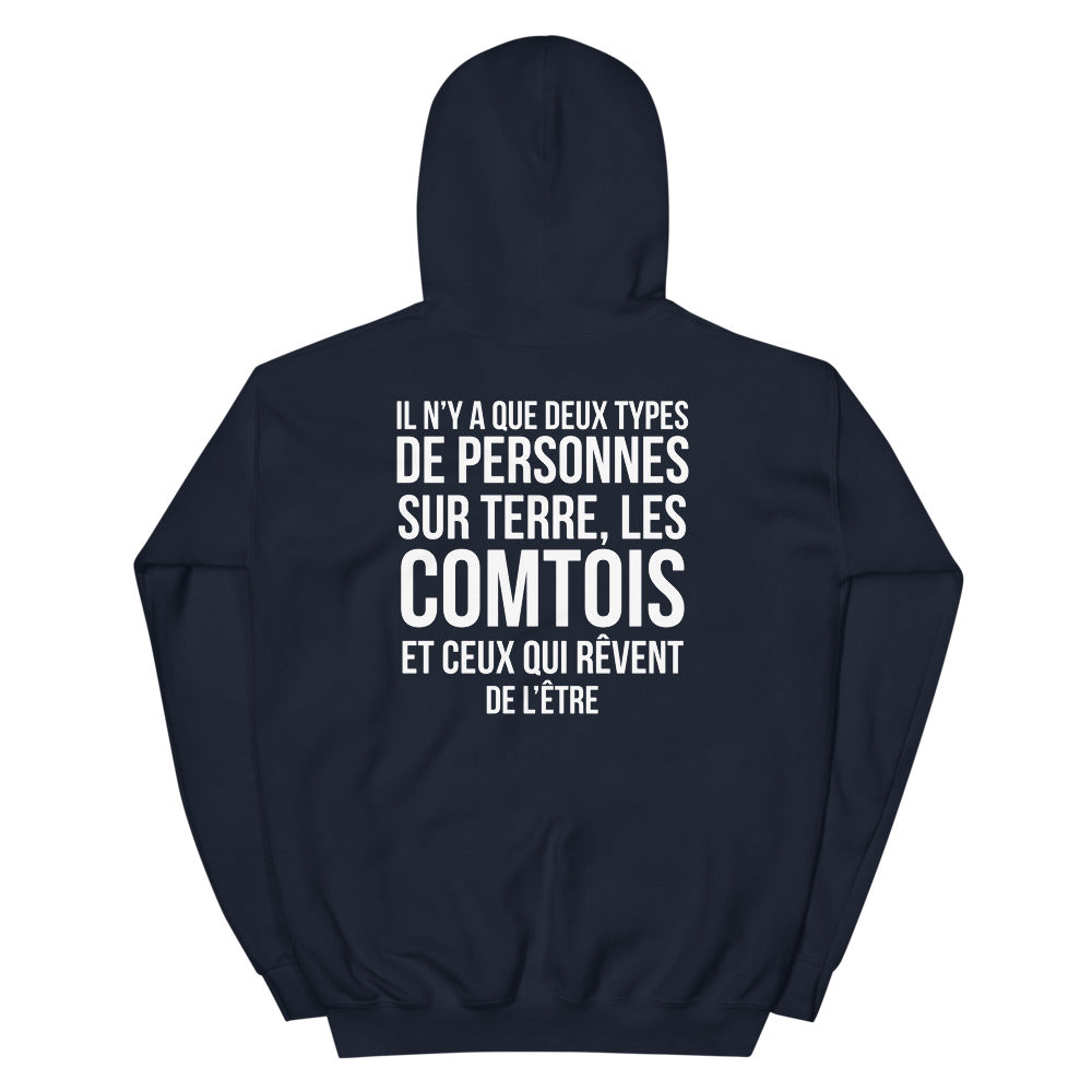 Sweatshirt Franche-Comté bleu indigo - Les Comtois et leurs rêves