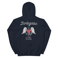 Thumbnail for Sweatshirt Portugal bordeaux - Mi Ange Mi Démon humoristique