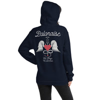 Thumbnail for Sweatshirt Polonaise vert militaire - Mi Ange Mi Démon humoristique