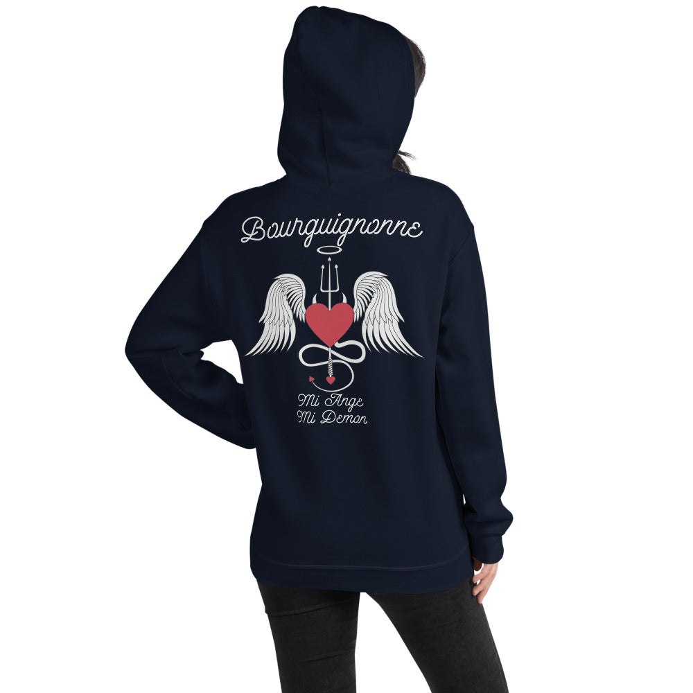 Bourguignonne Mi Ange Mi Démon - Sweatshirt à capuche standard