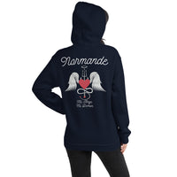 Thumbnail for Sweatshirt Normande vert militaire - Mi ange, mi démon en douceur