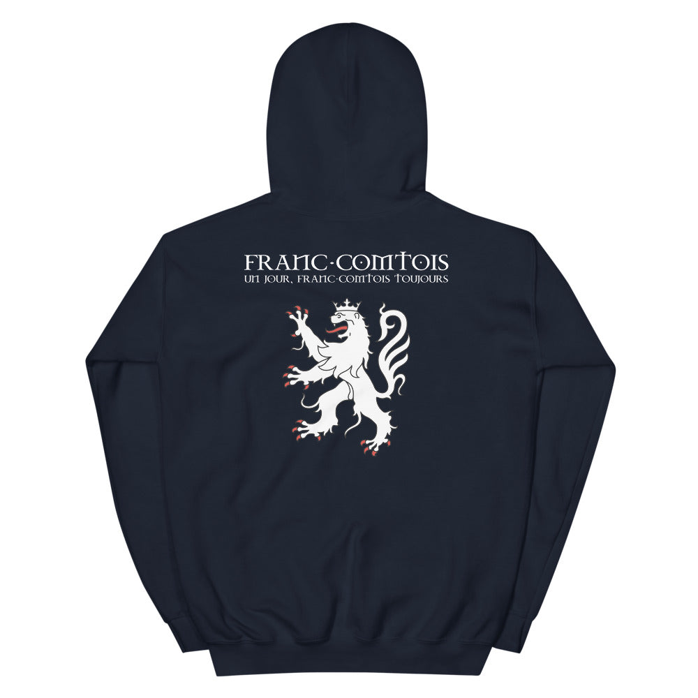 Sweatshirt Franche-Comté bordeaux - Franc-comtois un jour, toujours