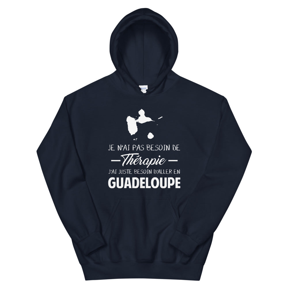 Sweatshirt Guadeloupe gris sport dos - Pas besoin de thérapie