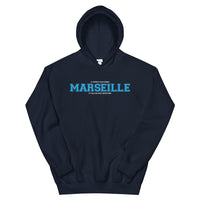 Thumbnail for Sweatshirt Marseille rouge dos - Deux équipes, une passion