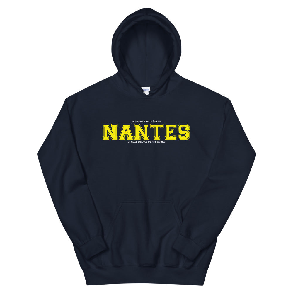 Sweatshirt Bretagne gris foncé chiné - Les deux équipes en fierté