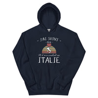 Thumbnail for Sweatshirt Italie bleu indigo - J'ai suivi mon cœur