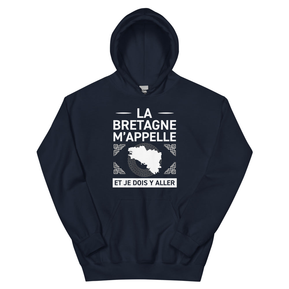 Sweatshirt Bretagne bleu indigo - La Bretagne m'appelle