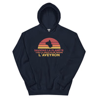 Thumbnail for Sweatshirt Aveyron gris foncé chiné - Sauvons l'Aveyron