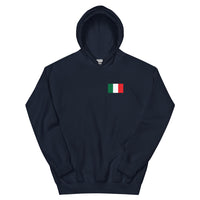 Thumbnail for Sweat à capuche Italie vert militaire - Les Italiens et ceux qui rêvent