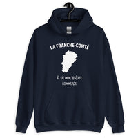 Thumbnail for Sweatshirt Franche-Comté bordeaux - Mon histoire commence