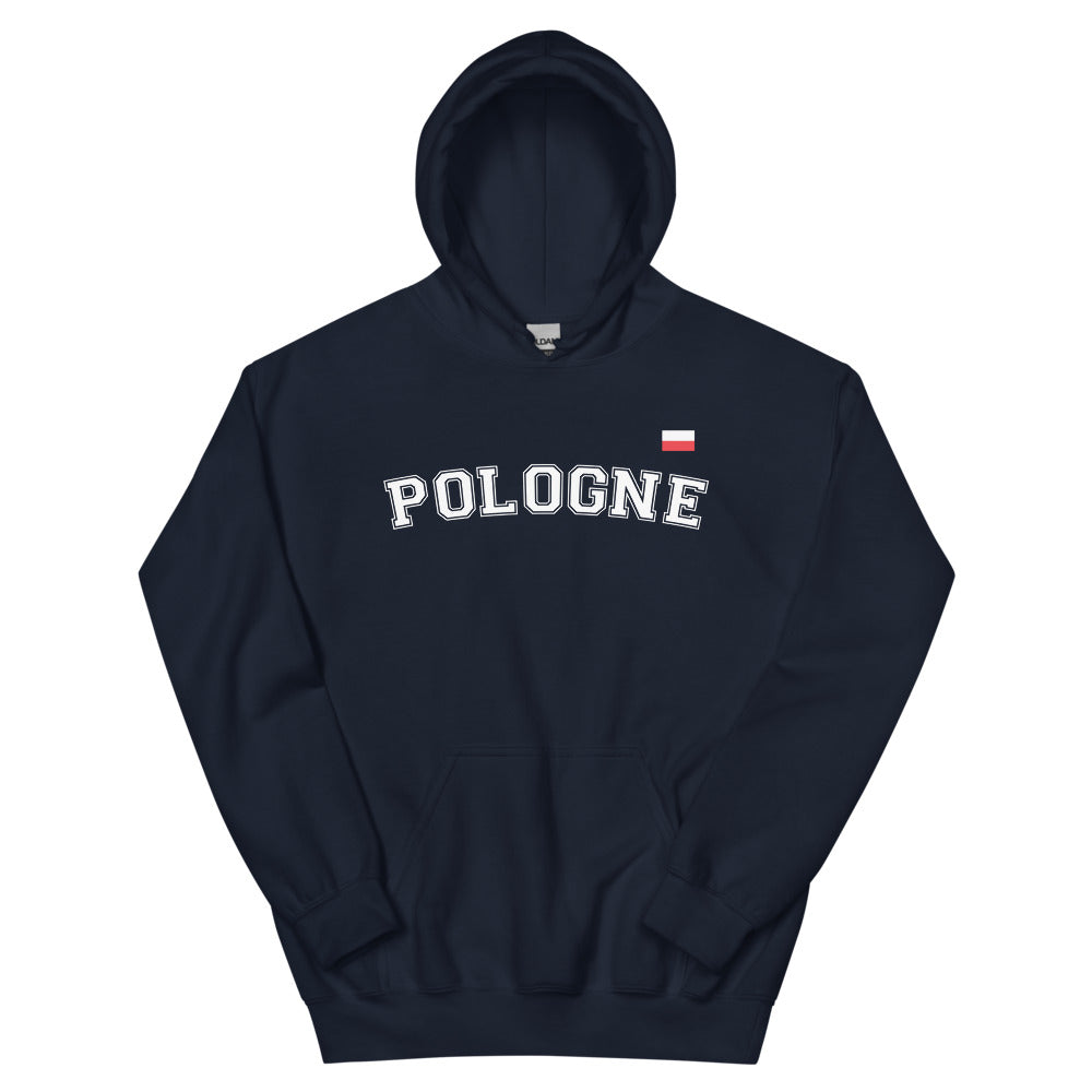 Sweatshirt Pologne bleu clair - Style université américaine chic
