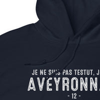 Thumbnail for Sweatshirt Aveyron gris foncé chiné - Je ne suis pas Testut