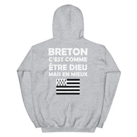 Thumbnail for Breton. c'est comme être Dieu mais en Mieux - Sweat à capuche