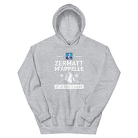 Thumbnail for Zermatt m'appelle et je dois y aller - Valais - Sweatshirt à capuche standard