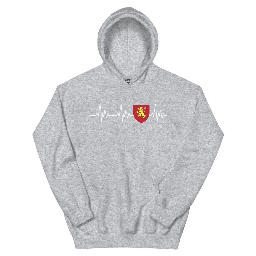 Battement de coeur blason de l'Aveyron / Rouergue - Sweatshirt à capuche standard