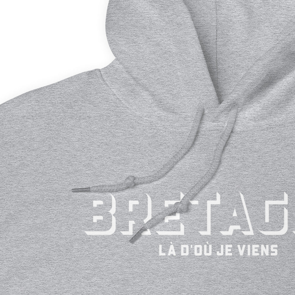 Bretagne là d'où je viens - Sweat à Capuche standard nostalgie