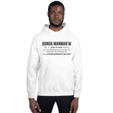 Bonda Manman'w définition humour Martinique Créole - Sweat à capuche - Ici & Là - T-shirts & Souvenirs de chez toi