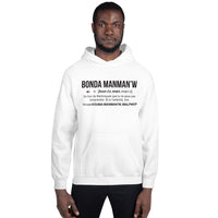 Thumbnail for Bonda Manman'w définition humour Martinique Créole - Sweat à capuche - Ici & Là - T-shirts & Souvenirs de chez toi