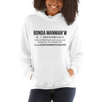 Bonda Manman'w définition humour Martinique Créole - Sweat à capuche - Ici & Là - T-shirts & Souvenirs de chez toi